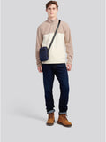 U.S. Polo Assn. blue small arrowhead cross-body bag (British brand)