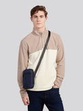 U.S. Polo Assn. blue small arrowhead cross-body bag (British brand)
