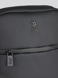 U.S. Polo Assn. black arrowhead cross-body bag, imported from the UK