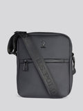 U.S. Polo Assn. black arrowhead cross-body bag, imported from the UK