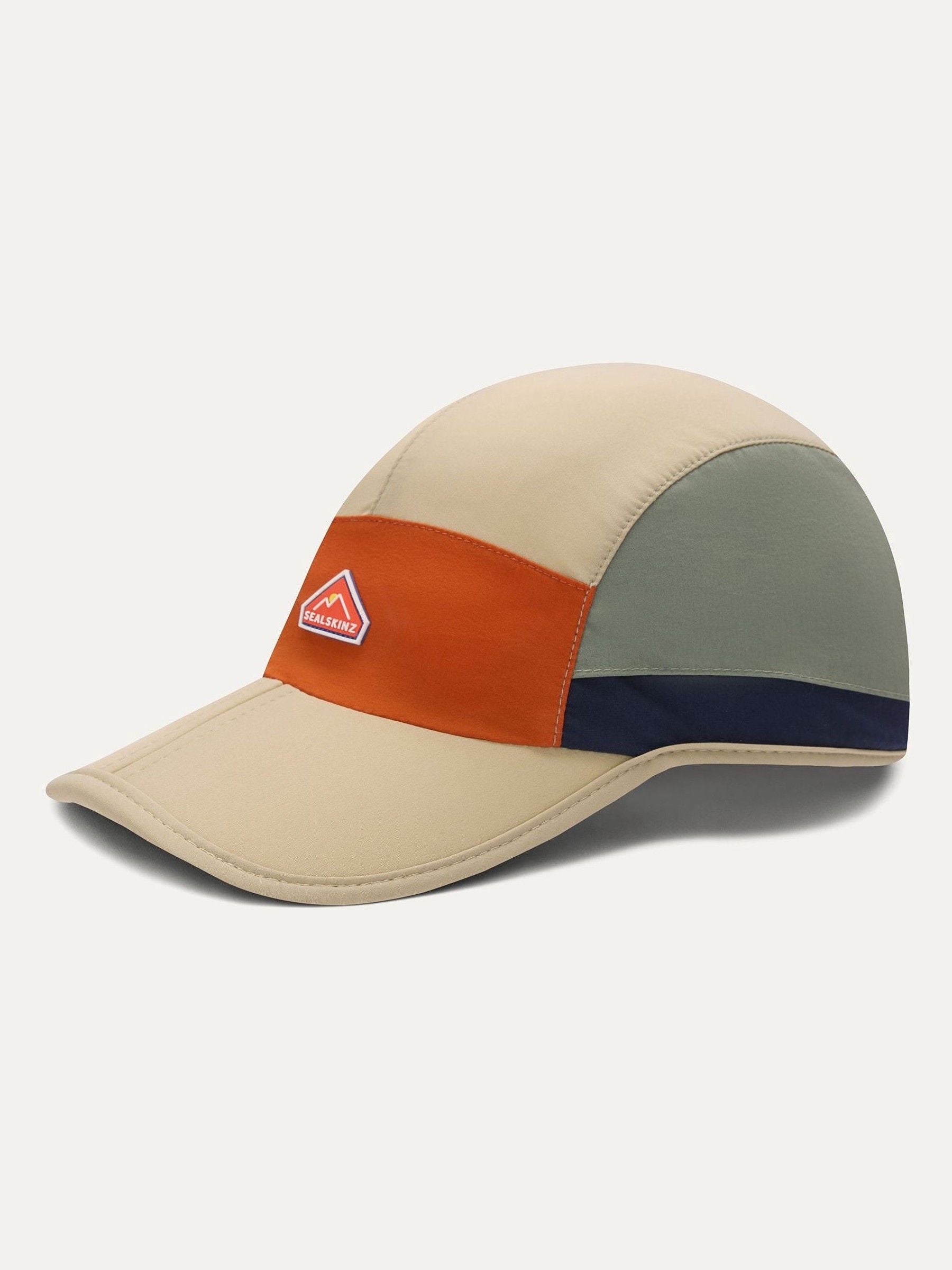 Sealskinz green lightweight foldable trail cap (British brand)