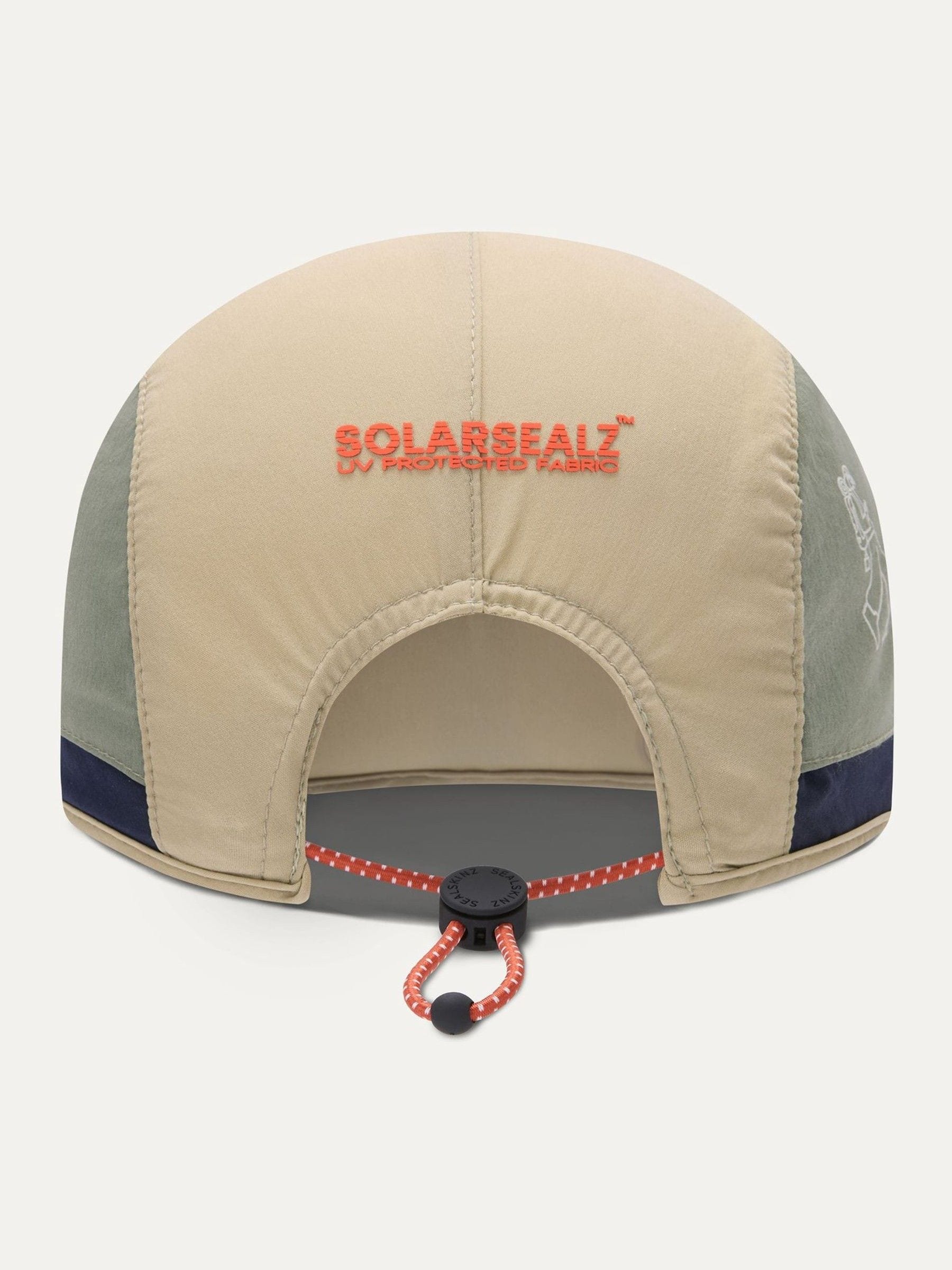 Sealskinz green lightweight foldable trail cap (British brand)