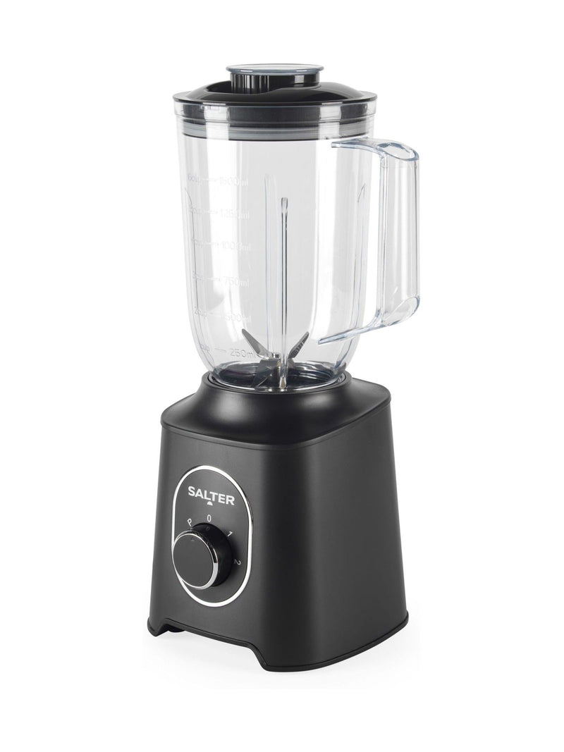 Salter black plastic jug blender 1.5L, imported from the UK