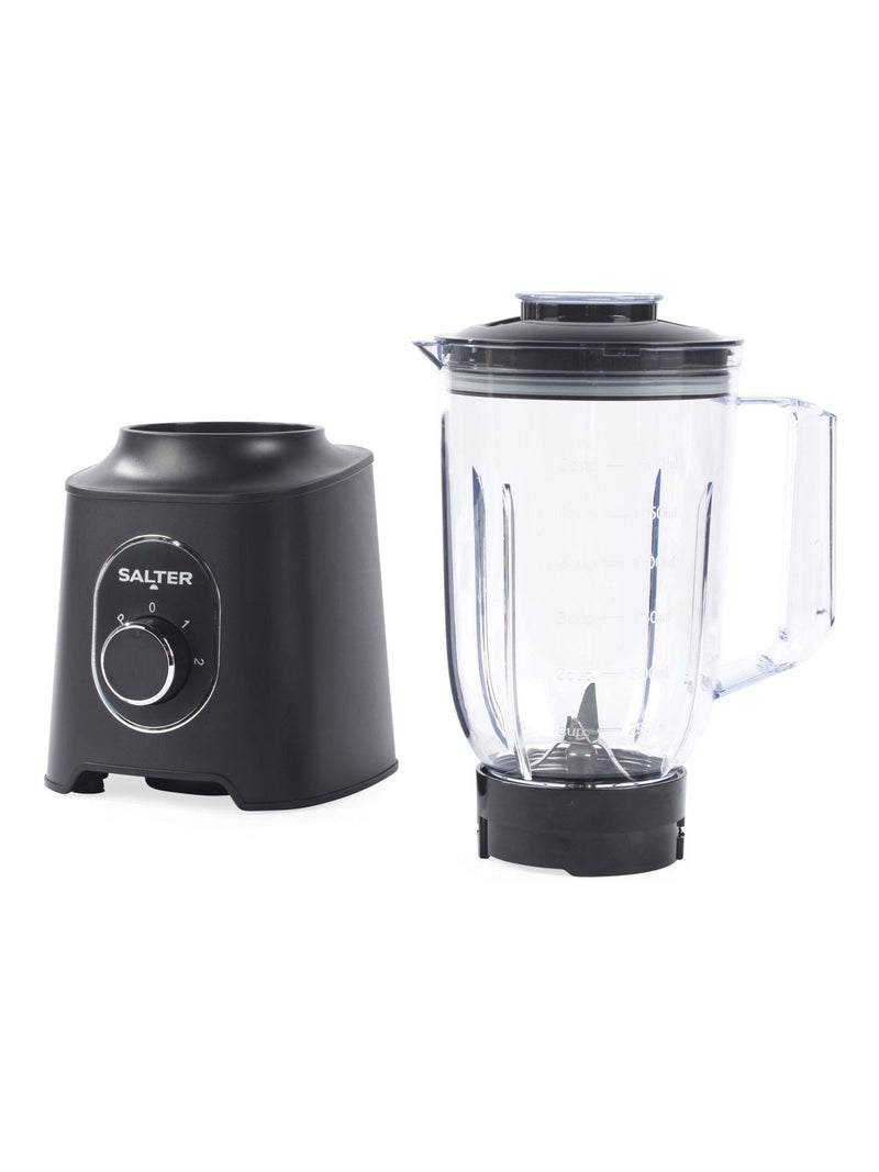 Salter black plastic jug blender 1.5L, imported from the UK