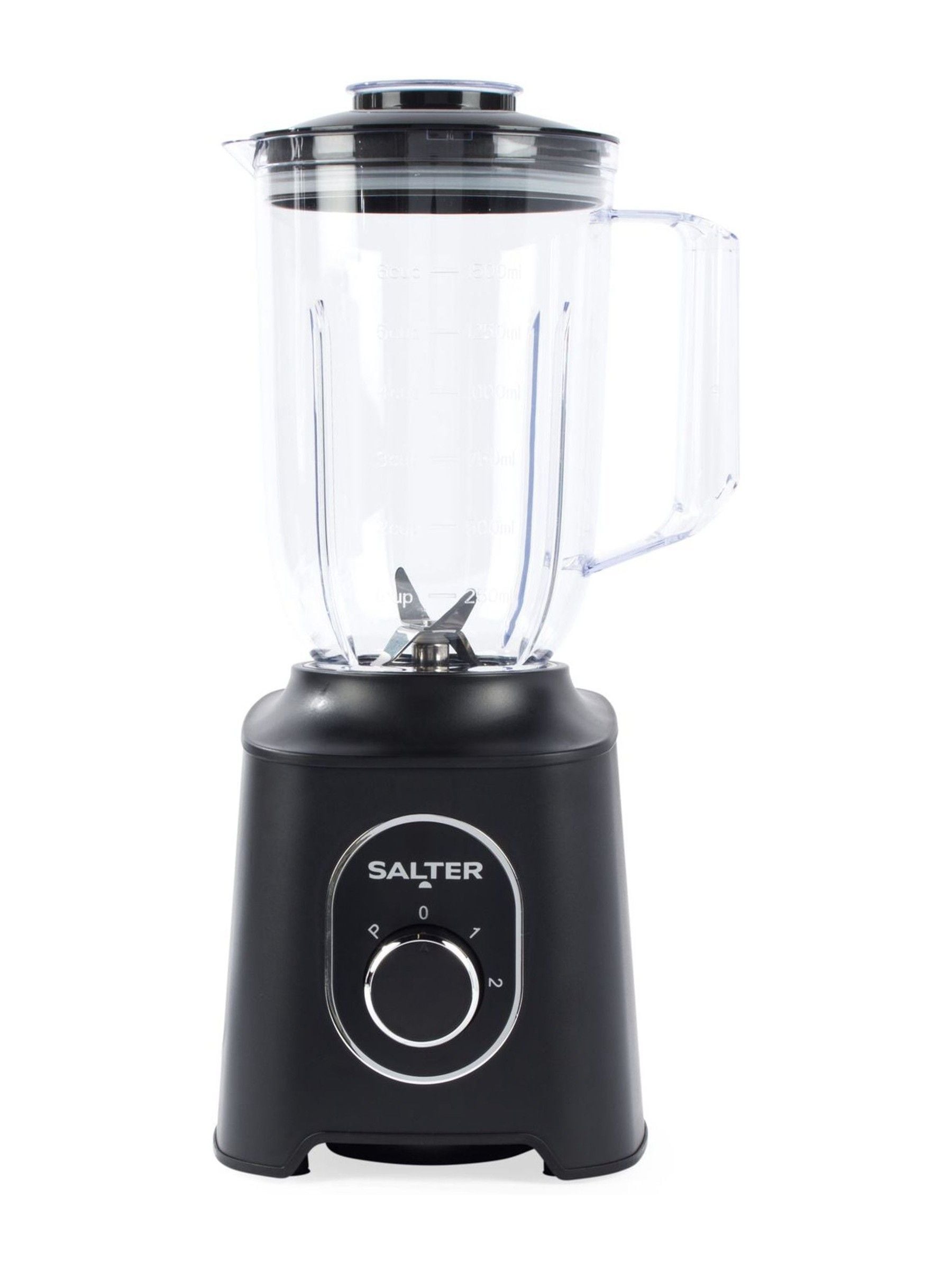 Salter black plastic jug blender 1.5L, imported from the UK