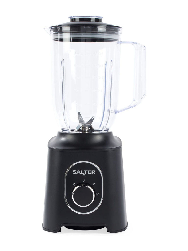 Salter black plastic jug blender 1.5L, imported from the UK