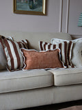Ellenvale Interiors brown rust cushion covers set of 5 (British brand)