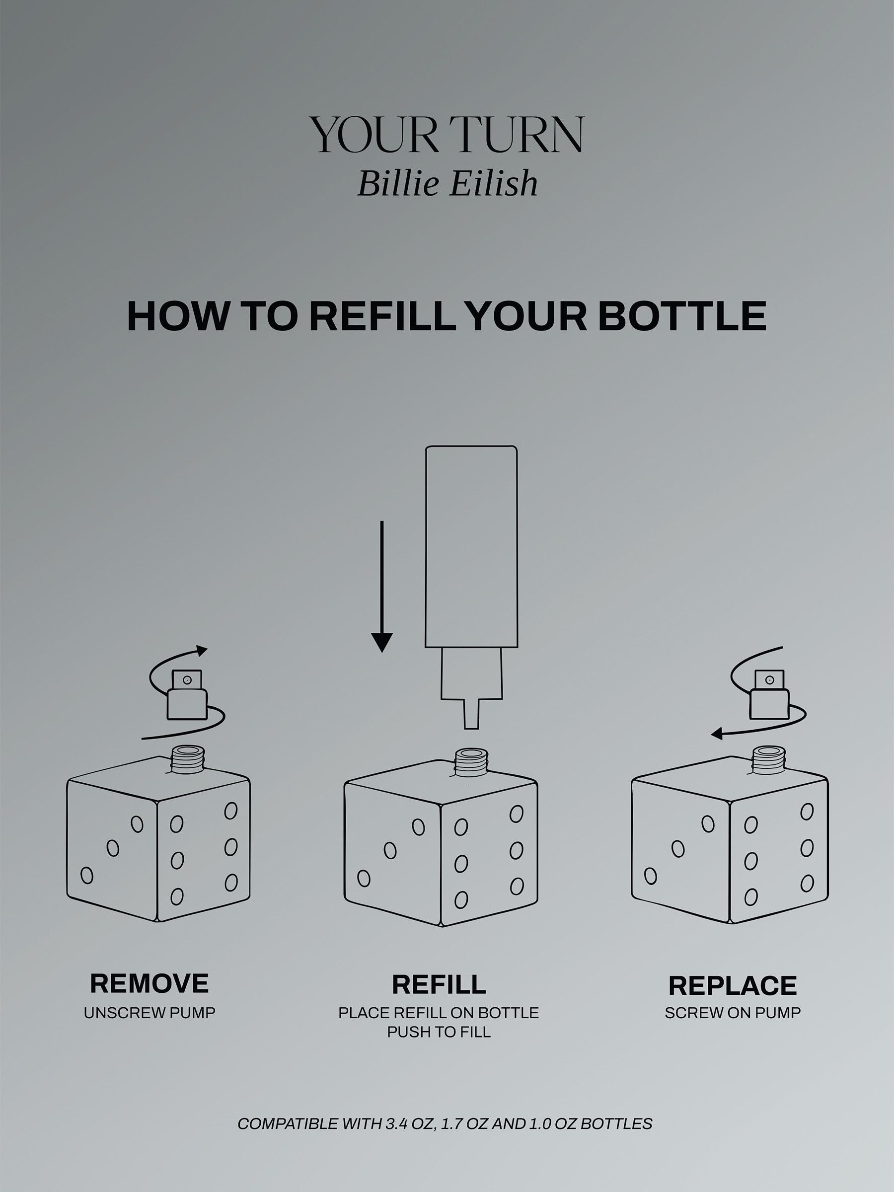 Billie Eilish Your Turn Eau de Parfum Refill 150ml - British product