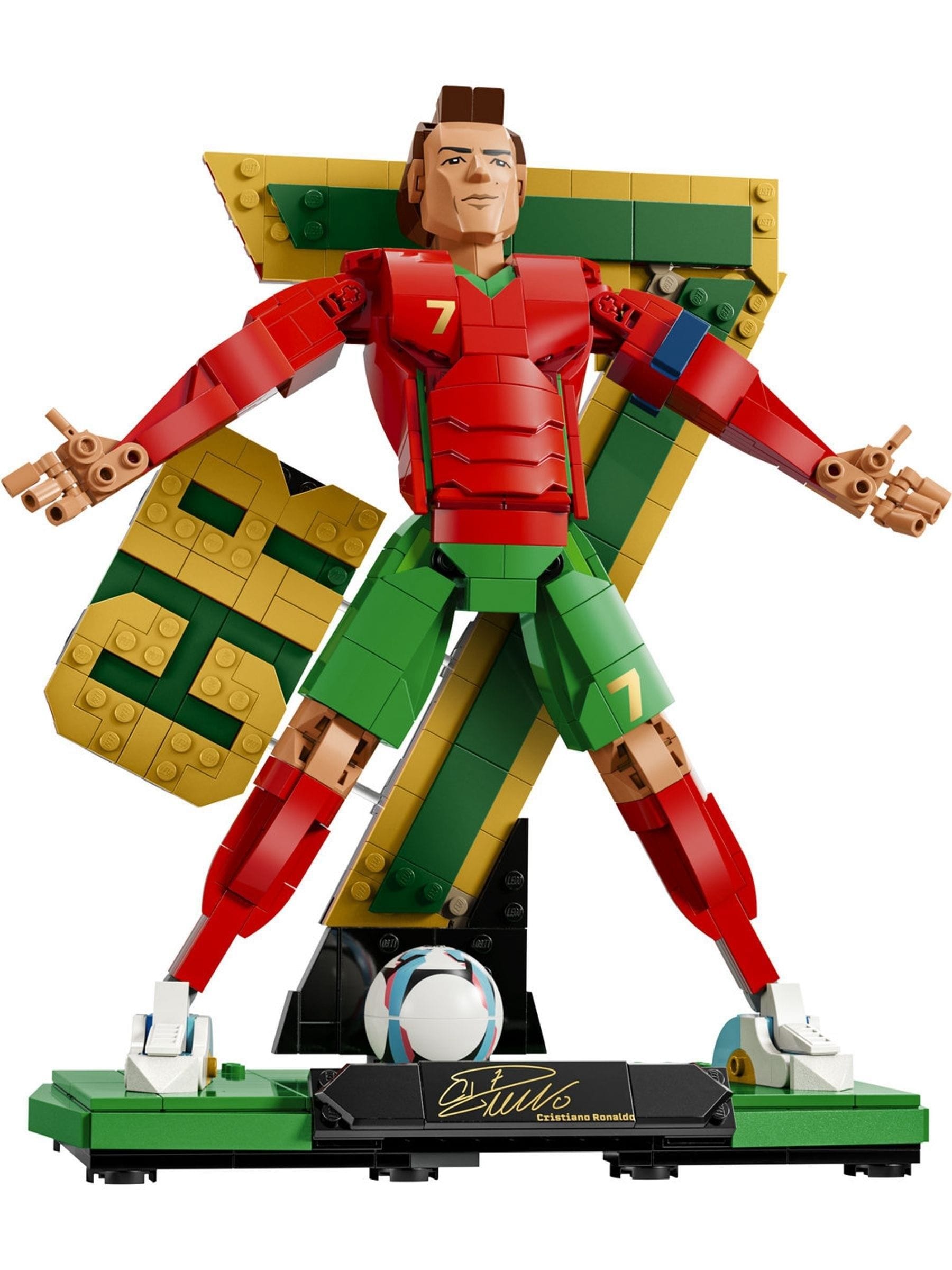 LEGO Cristiano Ronaldo Football Legend building set, imported from the UK