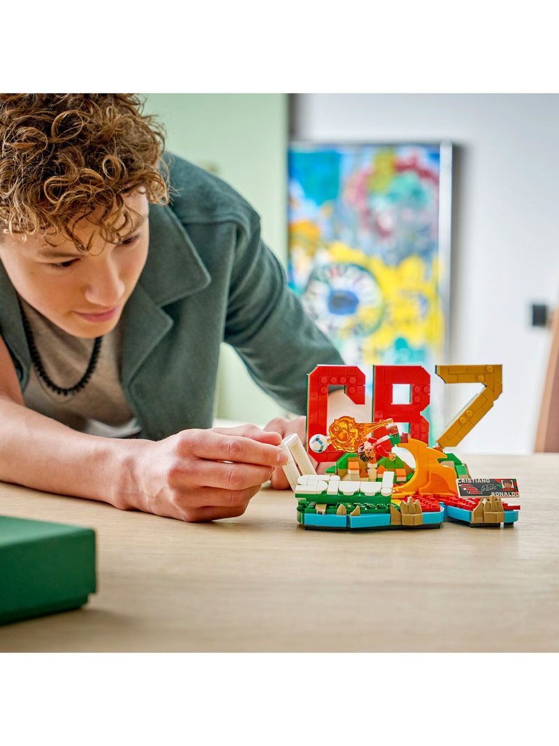 LEGO CR7 set Cristiano Ronaldo collectible model, imported from the UK
