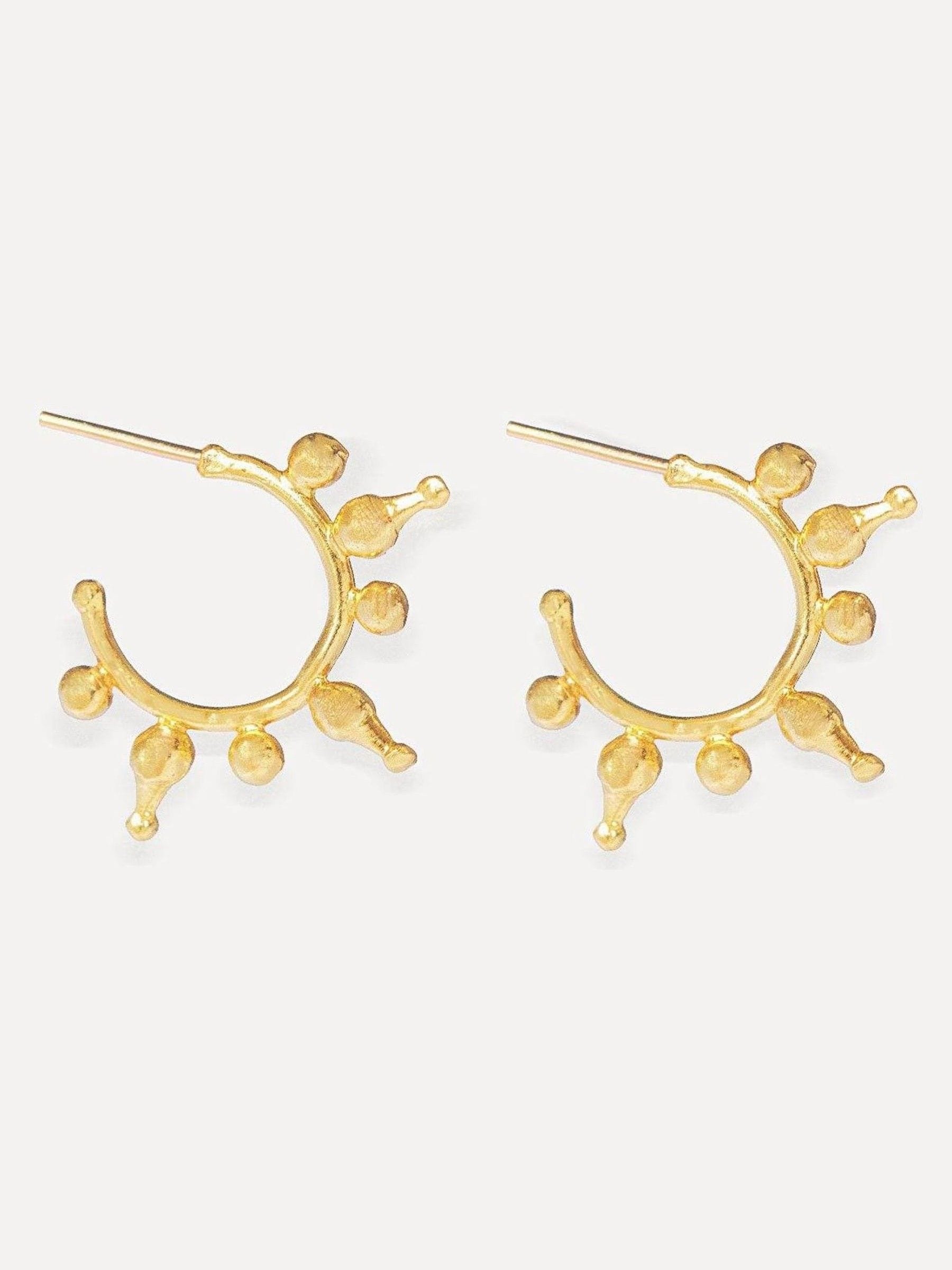 Ottoman Hands Jale hoop earrings 2.5 cm (British brand)