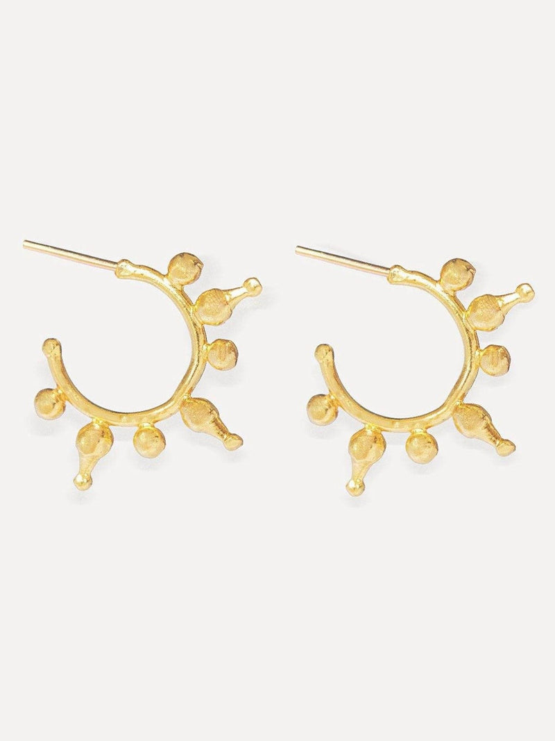 Ottoman Hands Jale hoop earrings 2.5 cm (British brand)