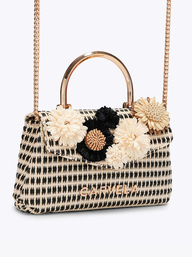 Carvela White Amara Top Handle Bag 19cm, imported from the UK