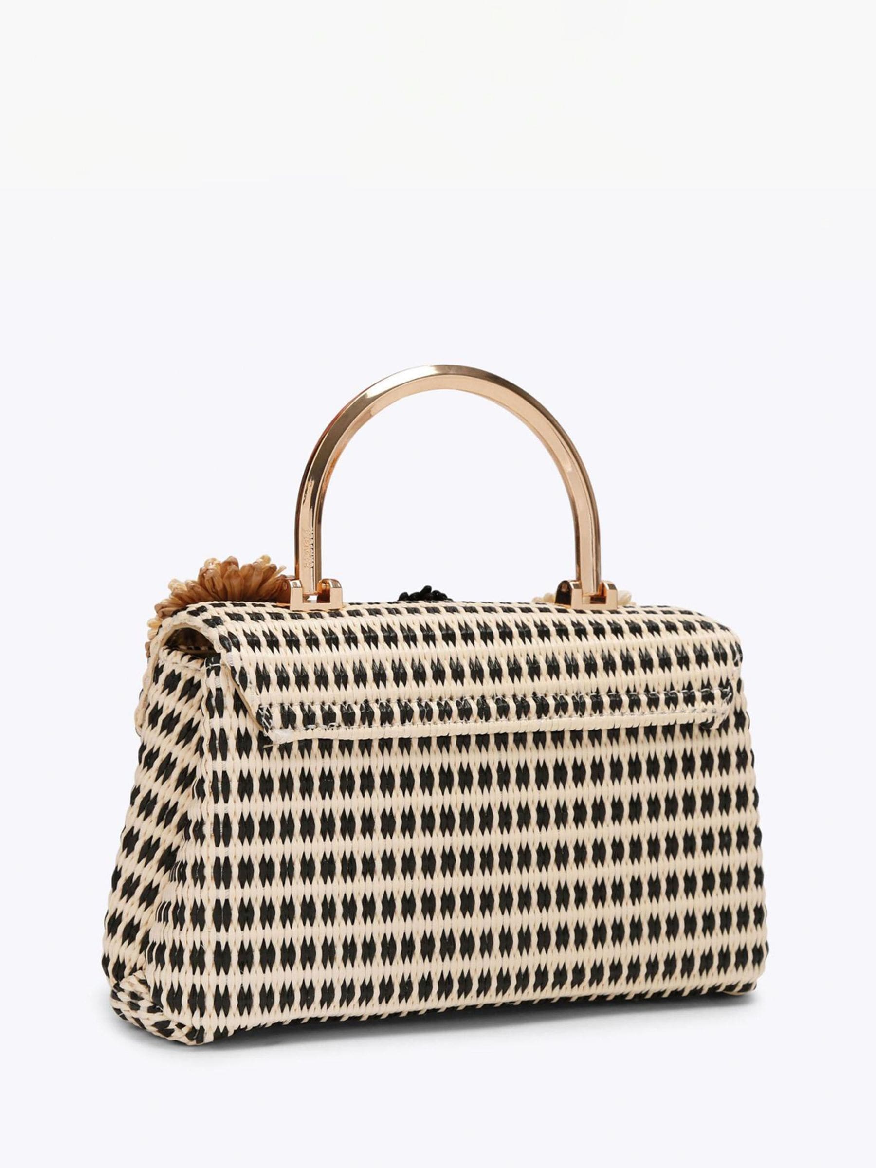 Carvela White Amara Top Handle Bag 19cm, imported from the UK