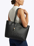 Carvela black synthetic leather tote bag - British product