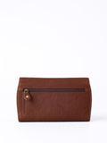 Lakeland Leather Brown Harstone flapover purse, UK version