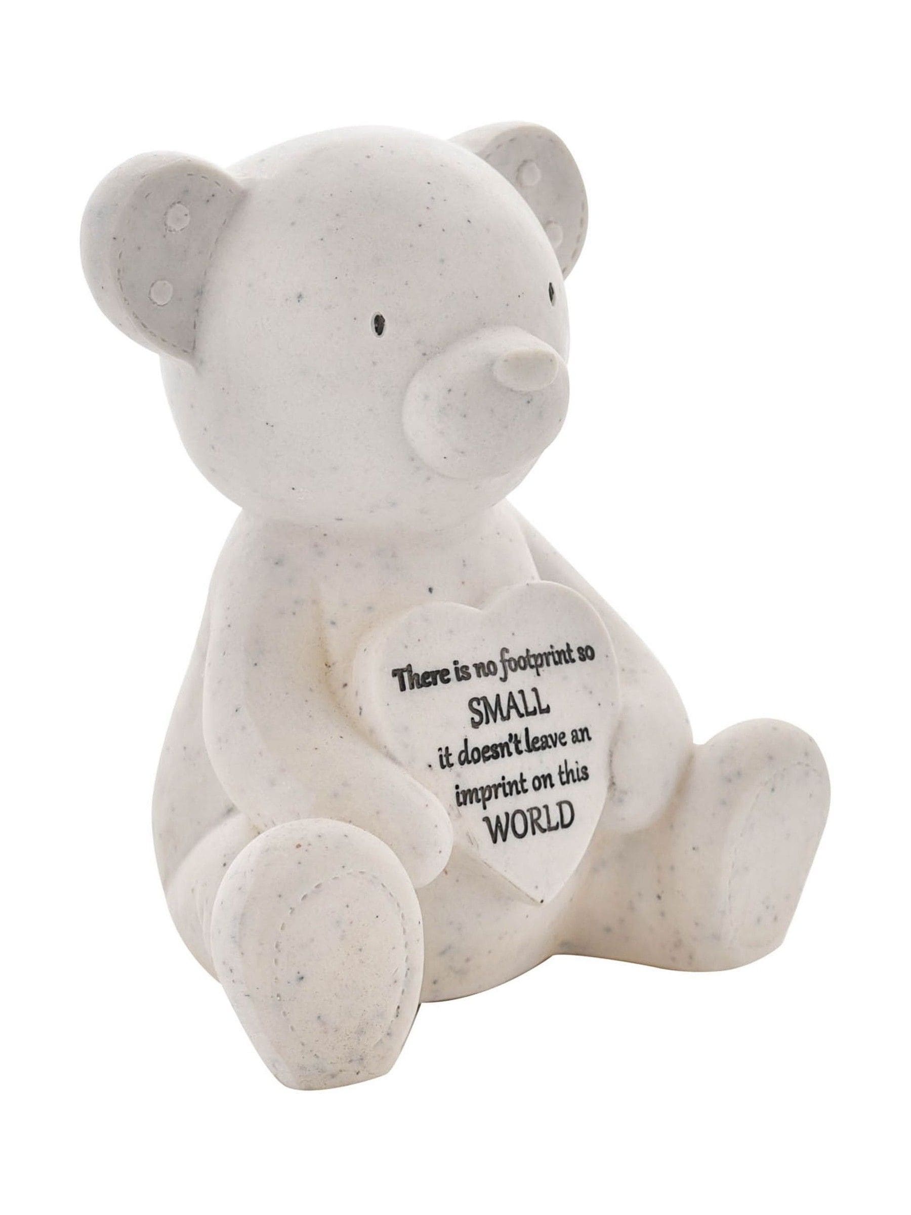 Widdop cream teddy ornament 17cm - British product