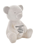 Widdop cream teddy ornament 17cm - British product