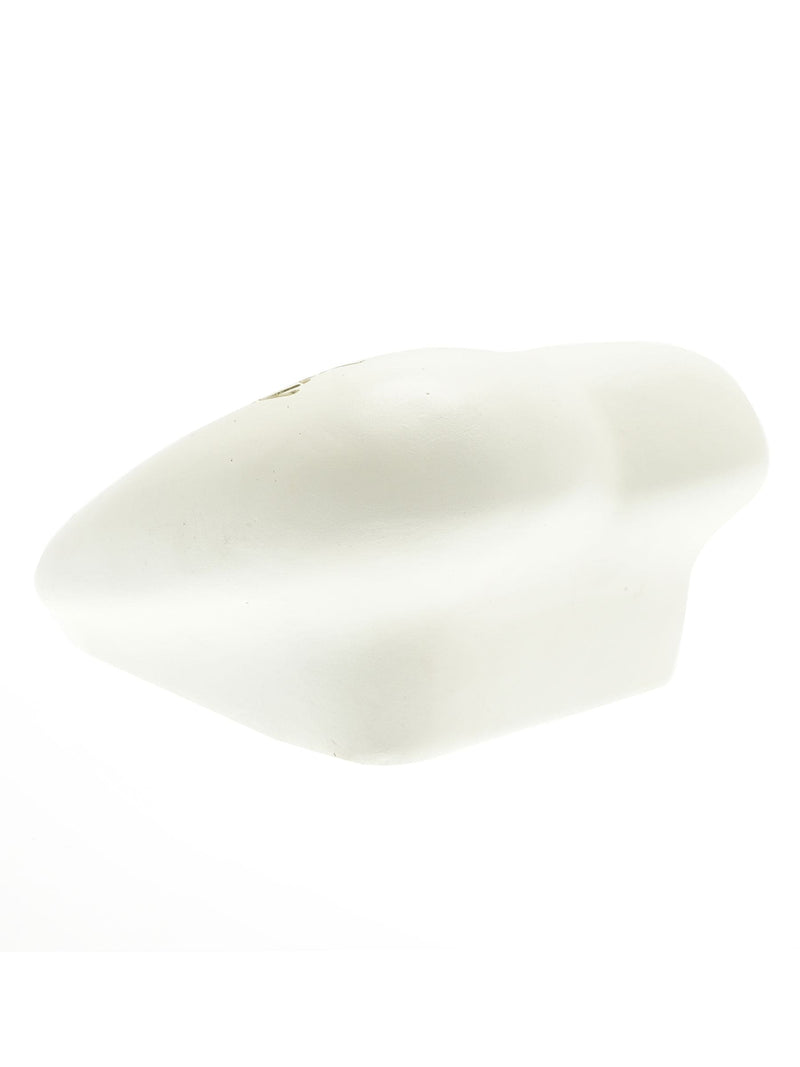 Widdop white heart-shaped remembrance plaque (British brand)