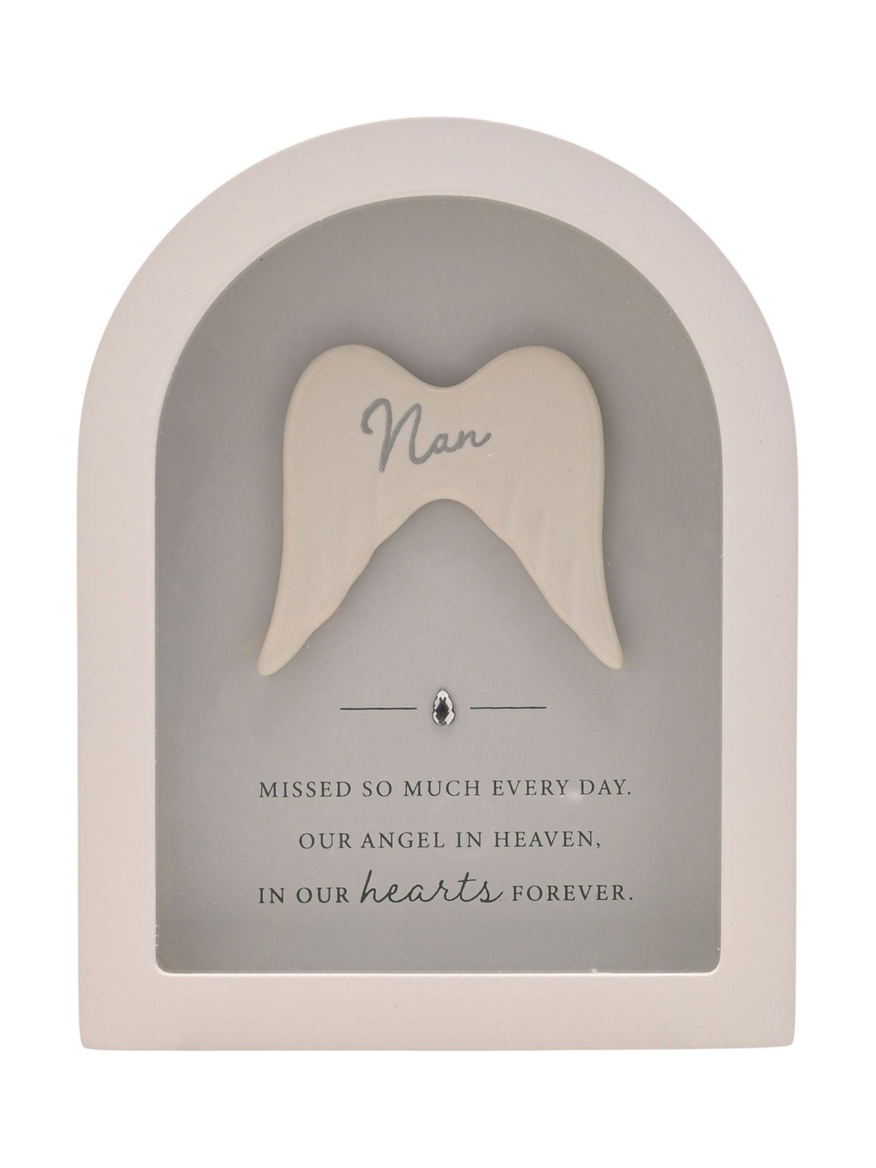 Widdop arched framed plaque Nan ornament 18cm, UK version