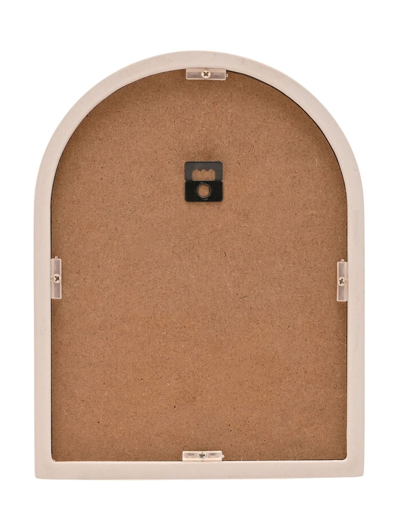 Widdop white arched baby memorial plaque 18cm, UK version
