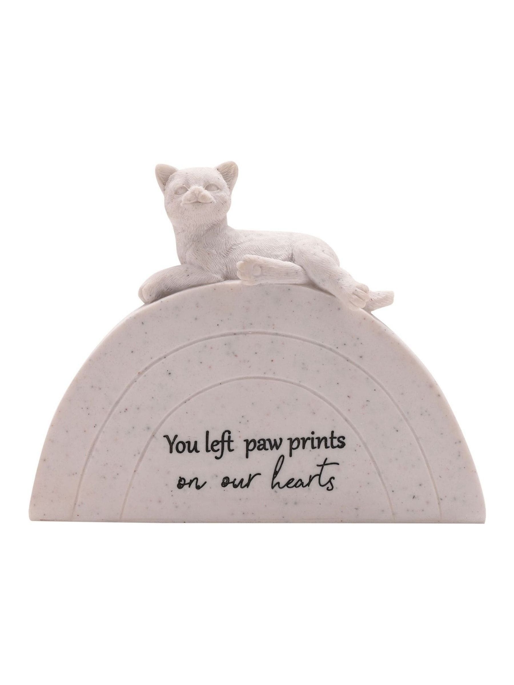 Widdop White Pet Memorial Rainbow Cat Ornament - British product