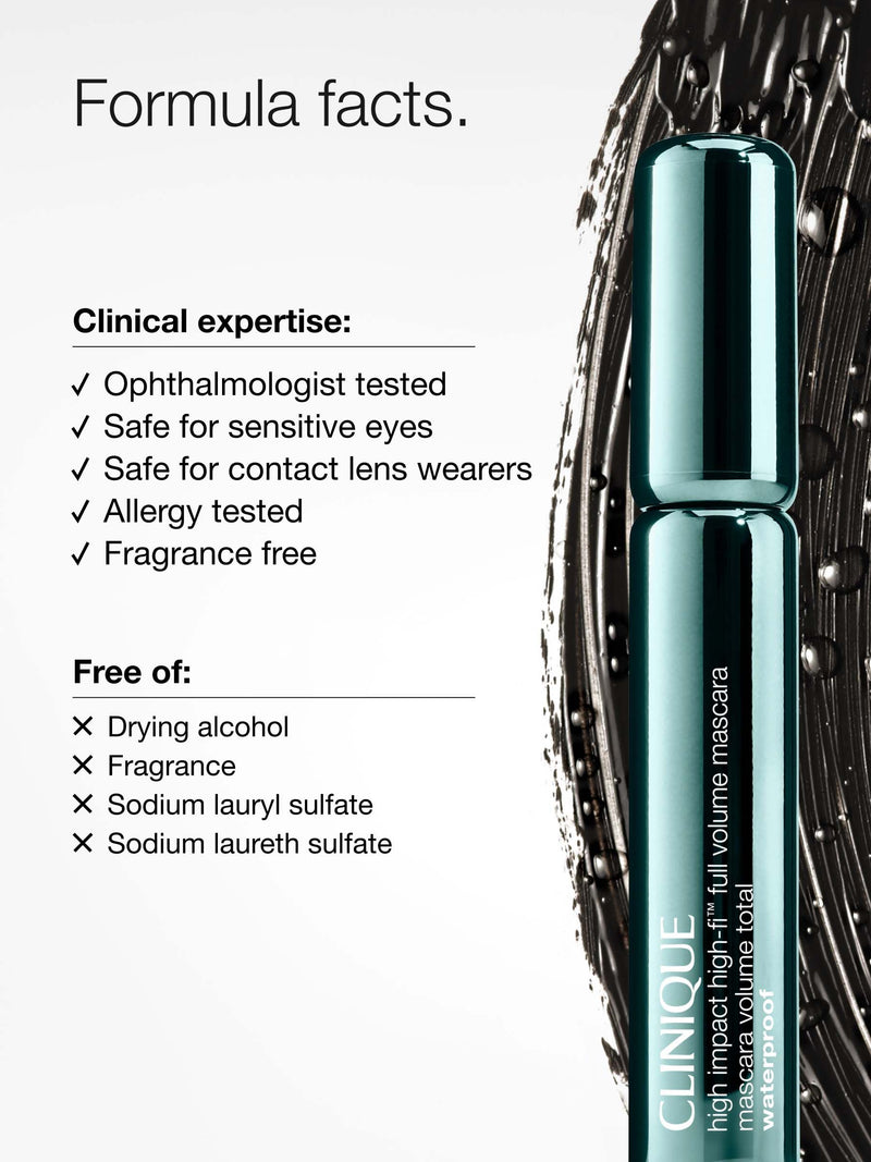 Clinique High-Fi Full Volume Waterproof Mascara (British brand)