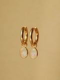 Carrie Elizabeth Ayla Drop Earrings gold vermeil, imported from the UK