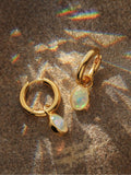 Carrie Elizabeth Ayla Drop Earrings gold vermeil, imported from the UK