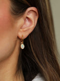 Carrie Elizabeth Ayla Drop Earrings gold vermeil, imported from the UK