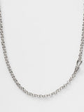 Carrie Elizabeth silver Albert vintage chain necklace British product