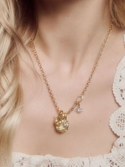 Next Carrie Elizabeth Gold Albert Vintage Chain Necklace- Buy online at McGrocer