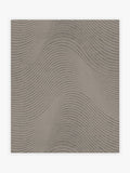 Wallpaper sample taupe A4 Luxe Lucia, imported from the UK