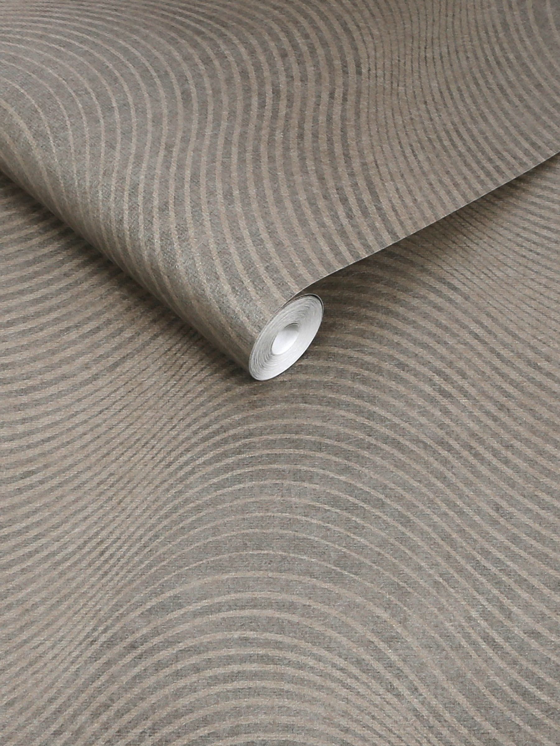 Wallpaper sample taupe A4 Luxe Lucia, imported from the UK