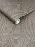 Wallpaper sample taupe A4 Luxe Lucia, imported from the UK