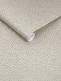 Luxe Leopard wallpaper sample in taupe and stone, imported from the UK