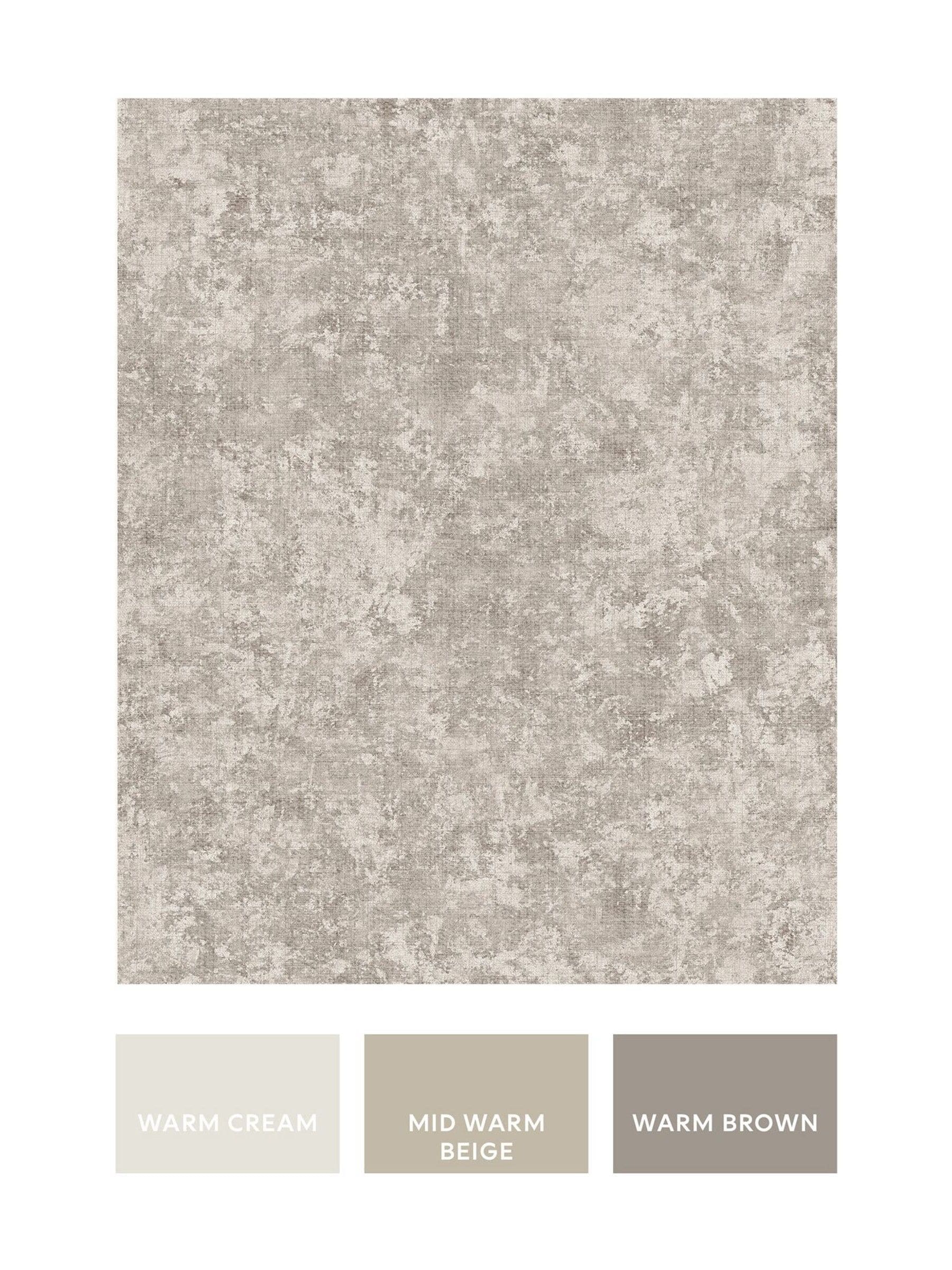 Luxe Allessia wallpaper sample cream A4, imported from the UK