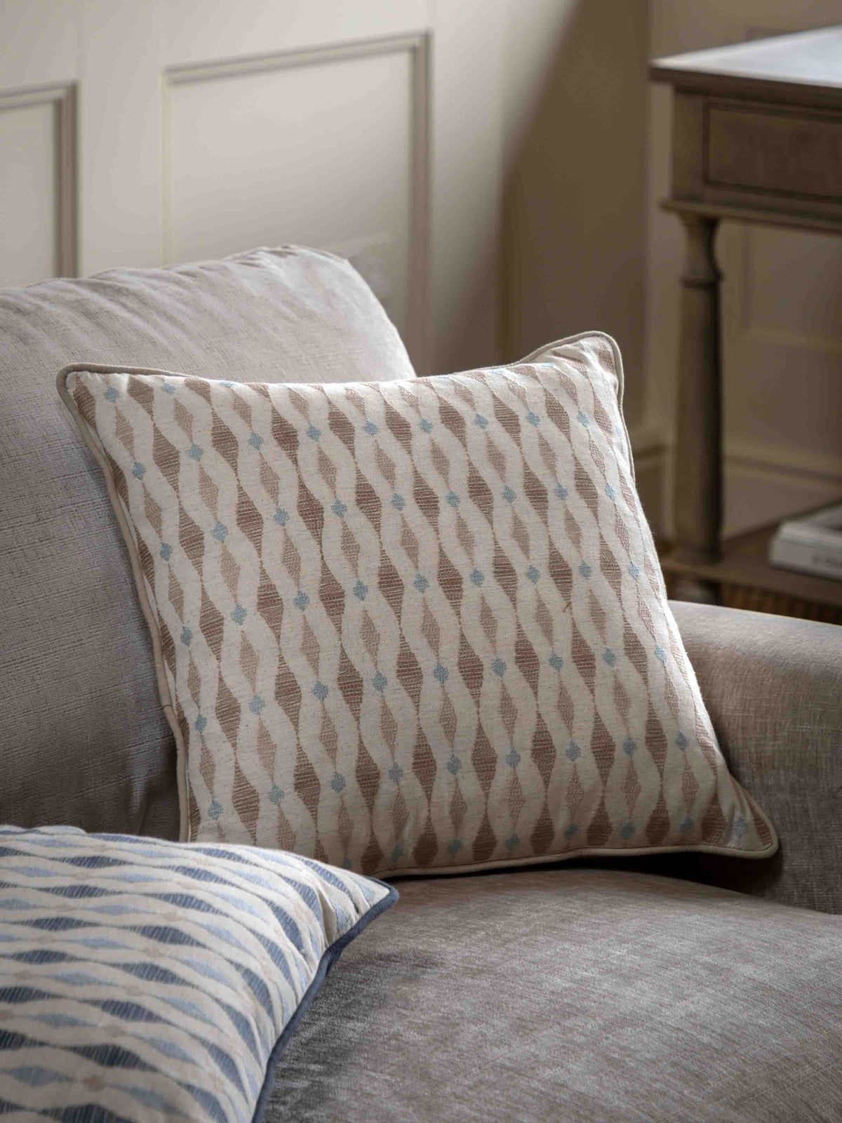Gallery Home Nomad Ikat Emb Cushion 45x45cm, UK version