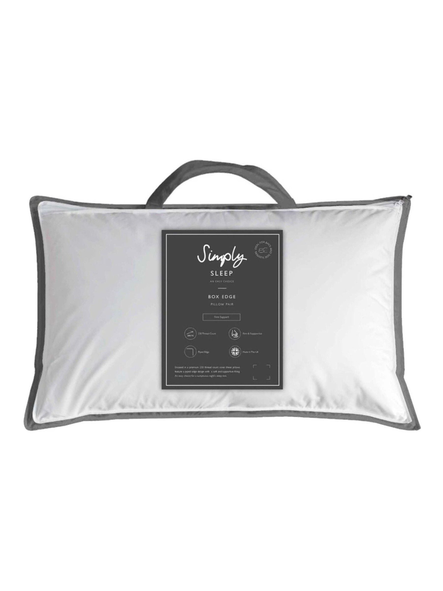 Gallery Home duck feather pillow pair 100% cotton (British brand)