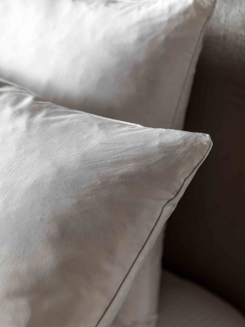 Gallery Home duck feather down pillow pair, imported from the UK