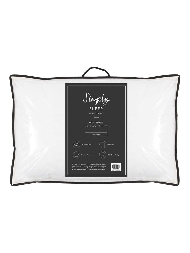 Gallery Home Serene Sleep pillows box edge pair, UK version