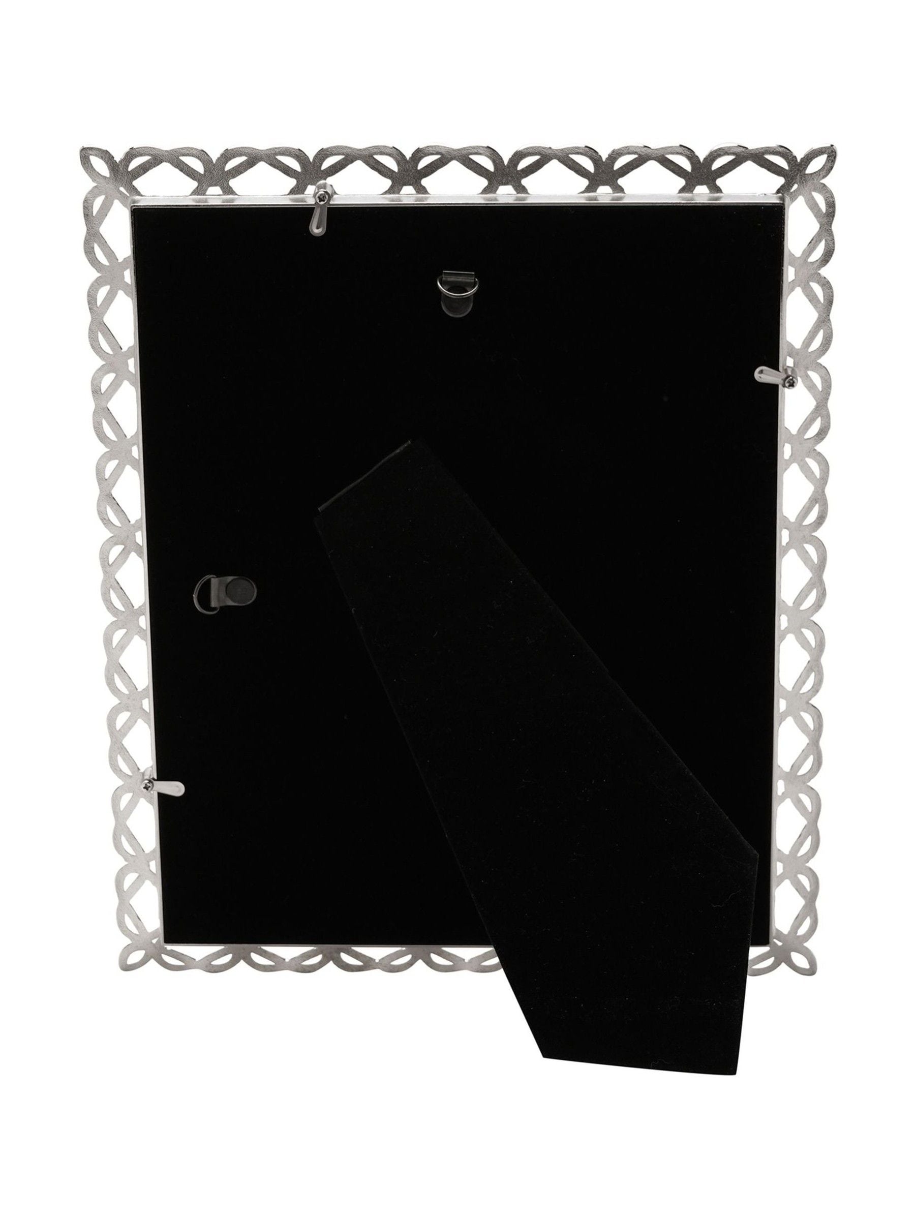 Widdop silver heart design photo frame 8x10 inch, UK version