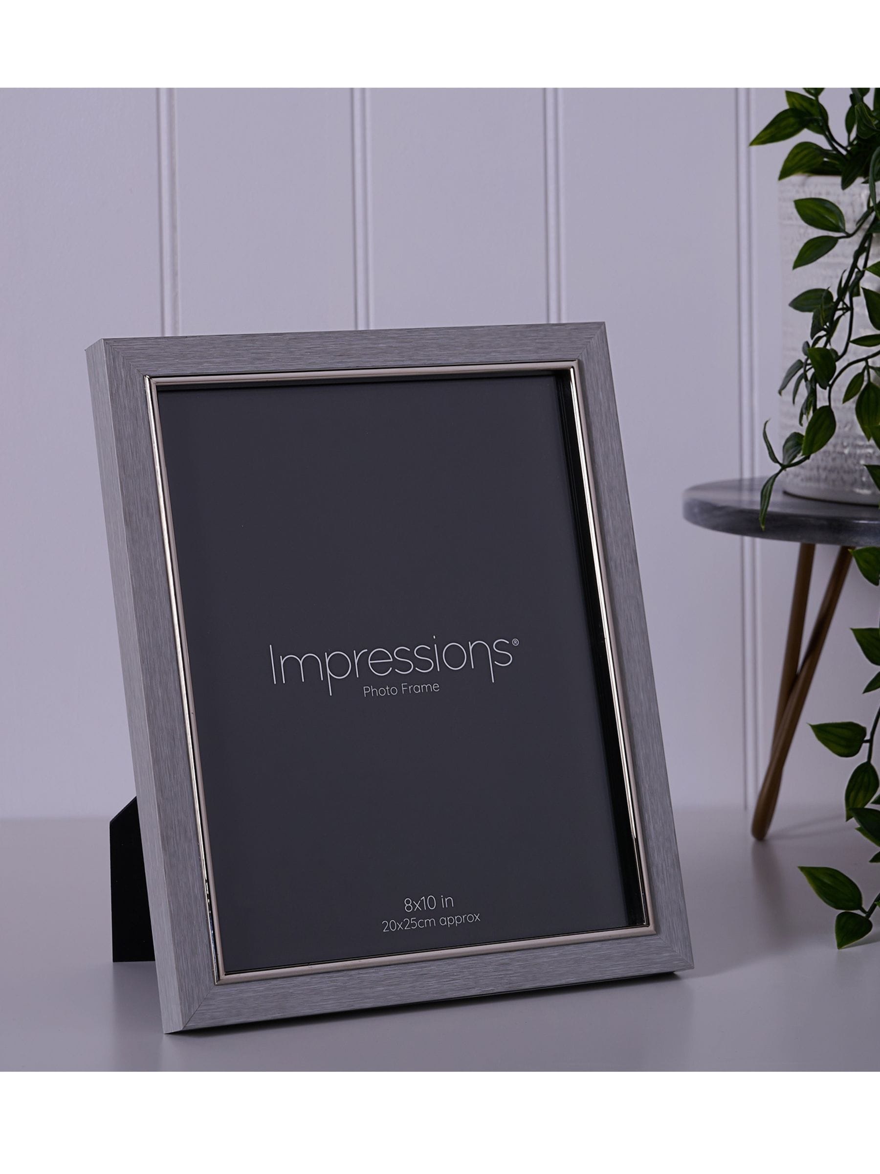 Widdop grey faux wood picture frame 8x10 (British brand)
