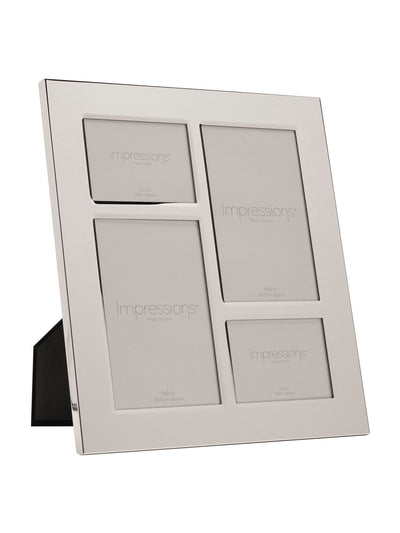 Next Widdop Silver Metal Plated 4 Aperture Collage Photo Frame, 27cm x 25cm- Buy online at McGrocer