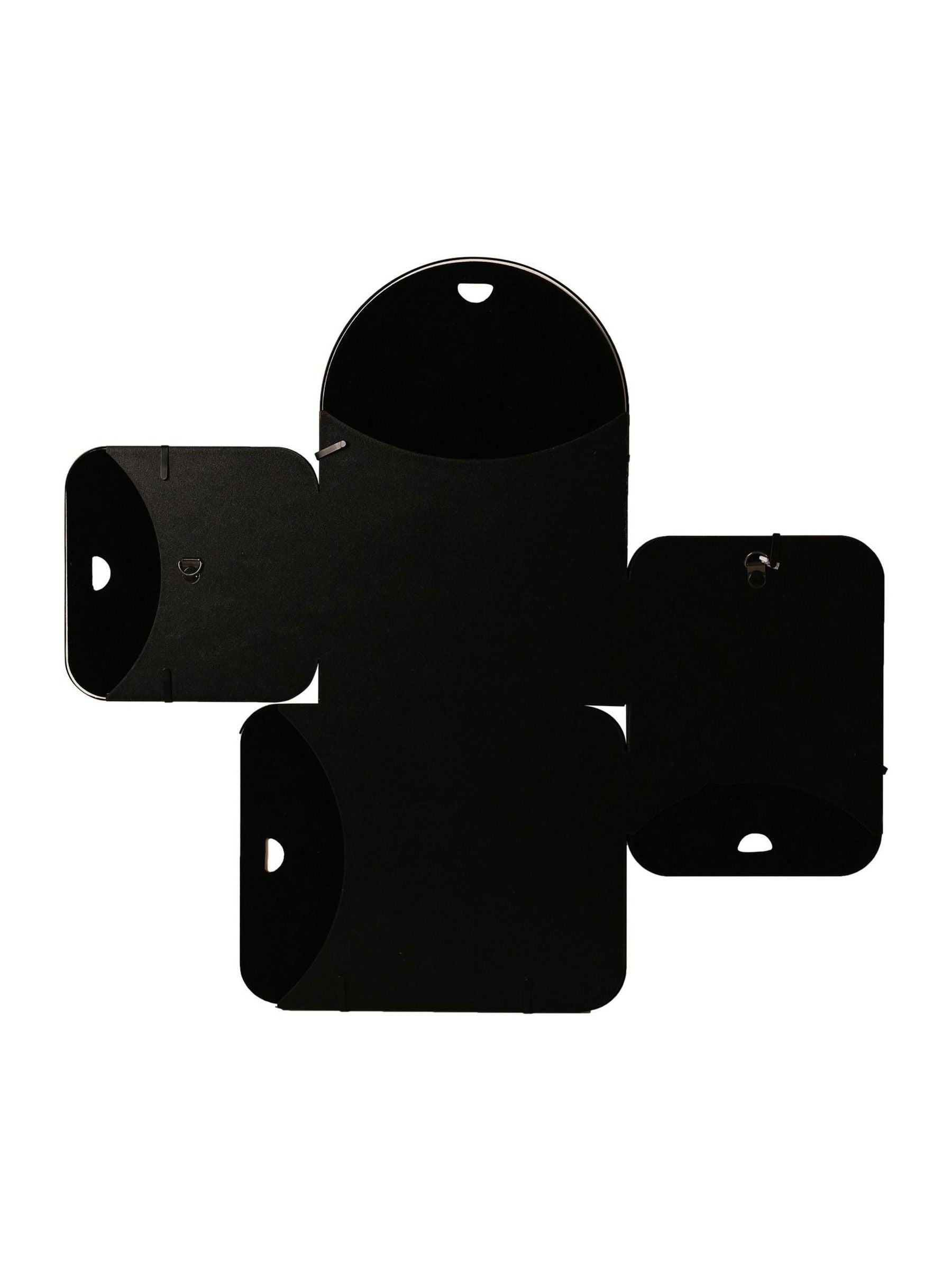 Widdop black multi aperture photo frame set (British brand)