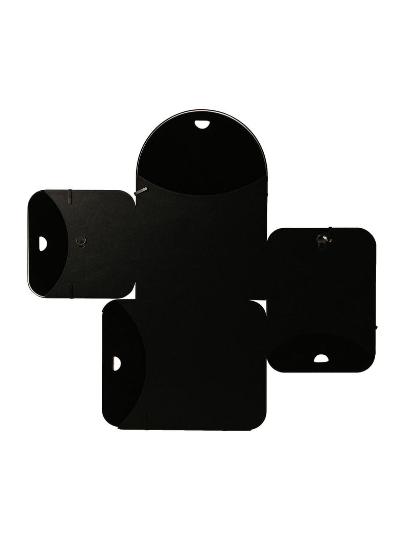 Widdop black multi aperture photo frame set (British brand)