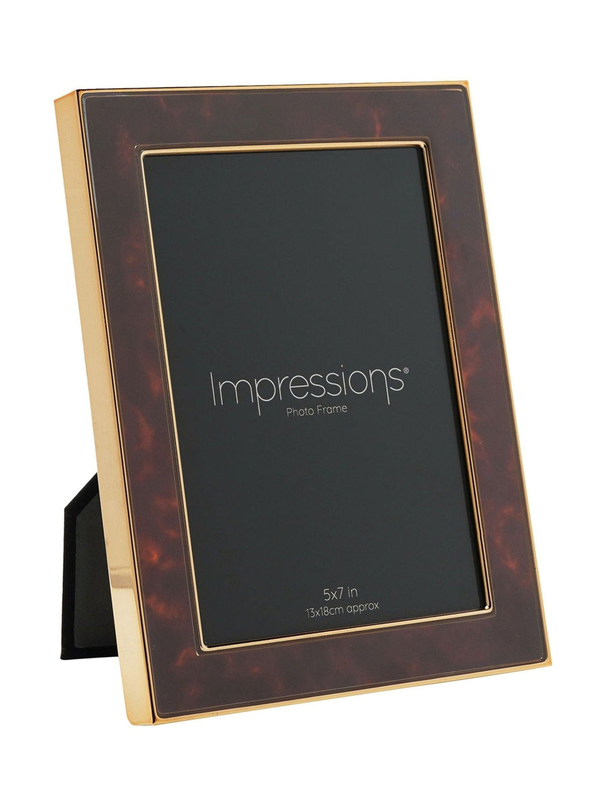 Widdop brown tortoiseshell photo frame 5x7 (British brand)