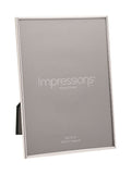 Widdop silver oblong photo frame 8x11.5 inch - British product