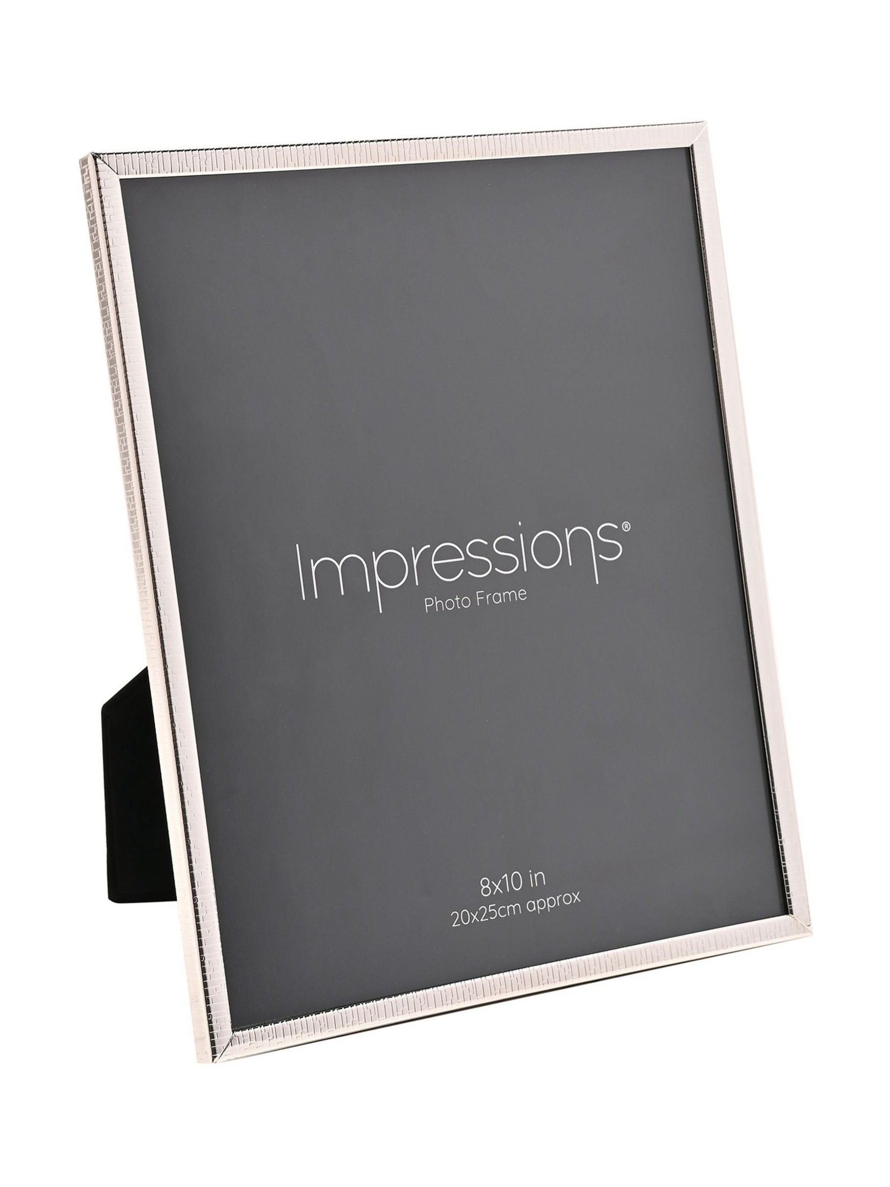 Widdop silver crackled edge photo frame 8x10 inch, imported from the UK