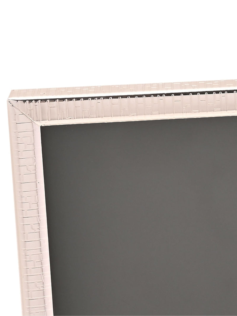Widdop silver crackled edge photo frame 8x10 inch, imported from the UK